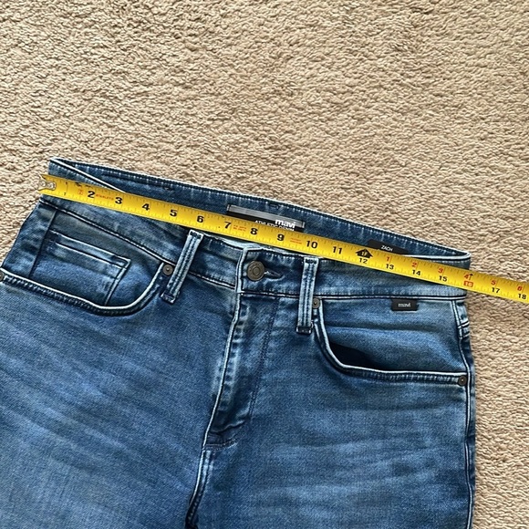 Mavi Zach Straight Leg Jeans M’s 31W 30L Regular Rise Mid Tonal Athletic Stretch - Picture 12 of 16